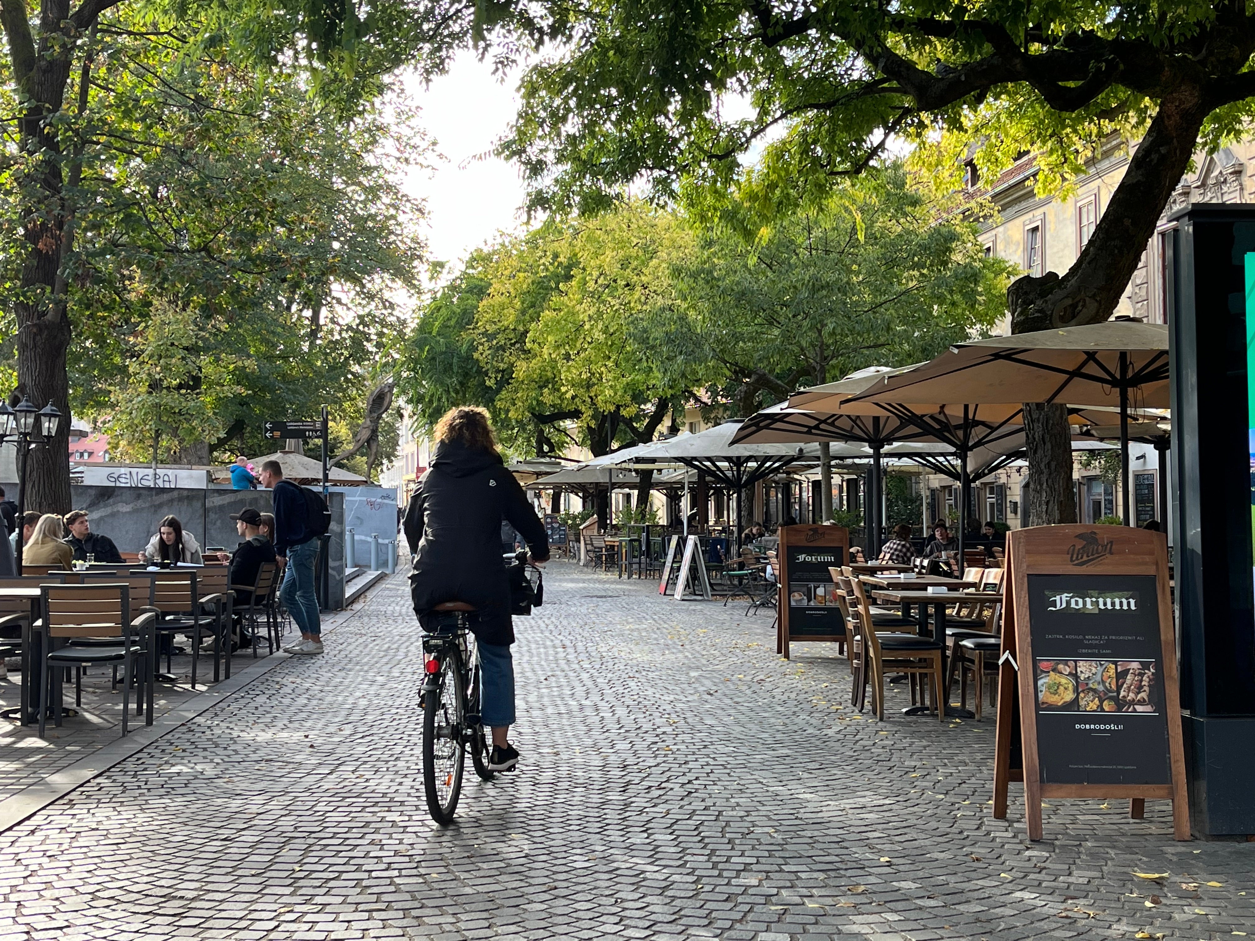 Cycling is a great way to see the city