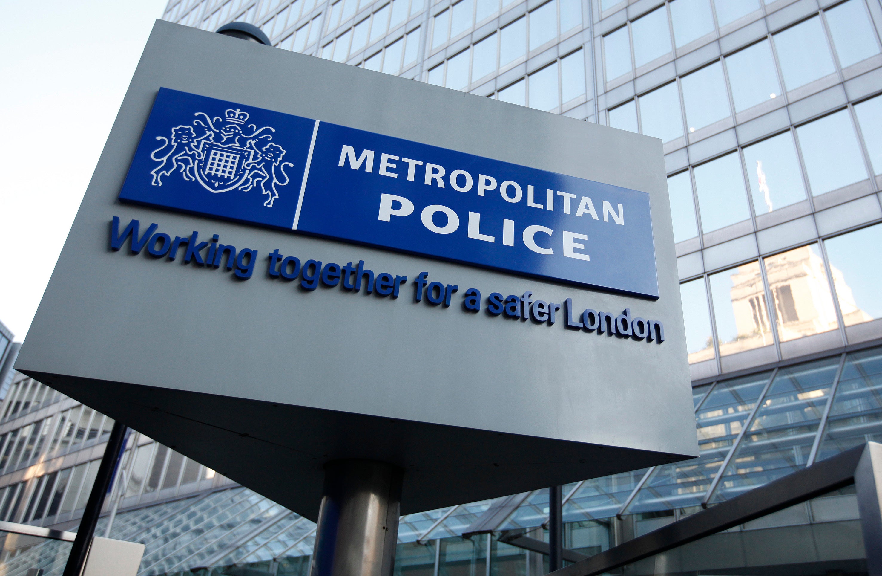 A general view of New Scotland Yard, the headquarters of the London Metropolitan Police