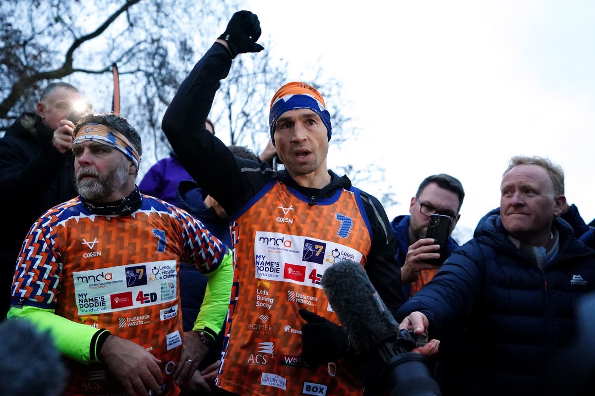 Never say never &ndash; Kevin Sinfield needs rest before next MND fundraising mission