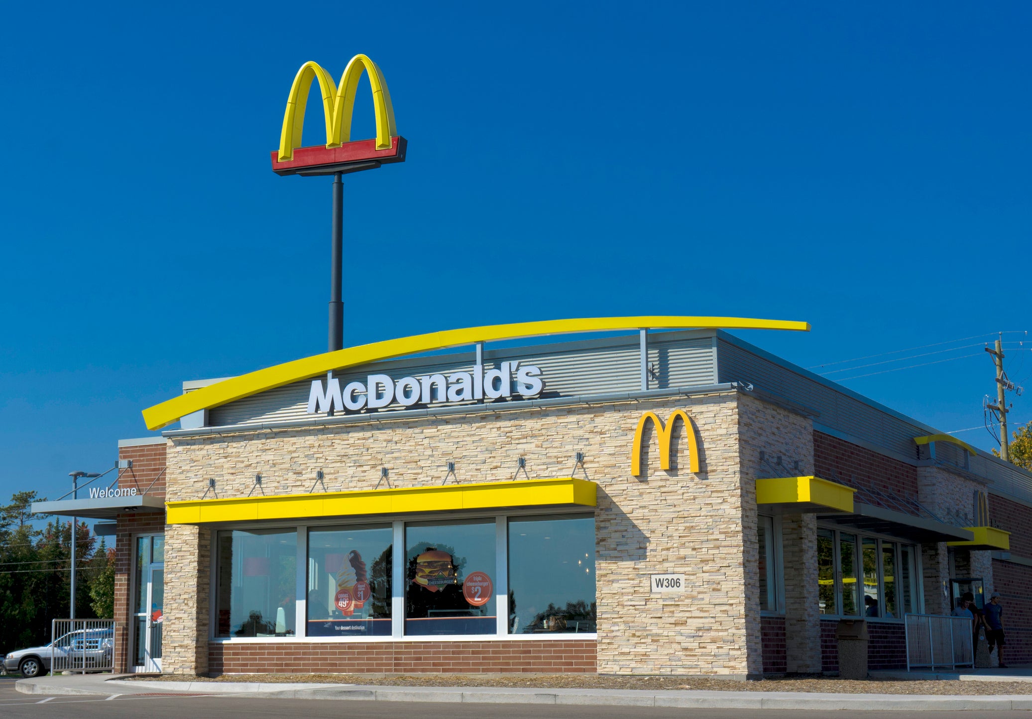 A Wisconsin couple have nicknamed their baby McFlurry after he was born in a McDonald’s parking lot