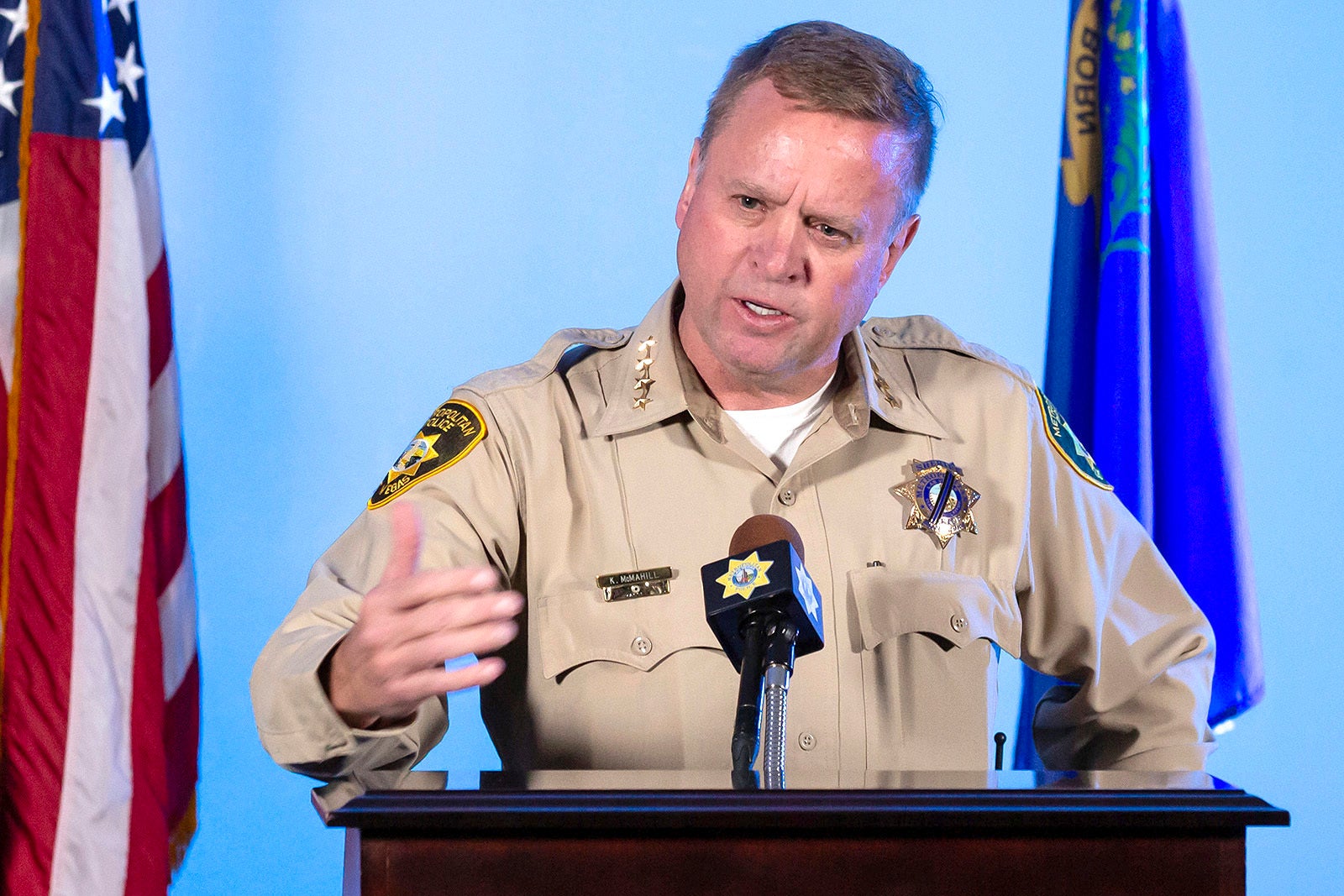 Clark County Sheriff Kevin McMahill formally identified Polito at a press conference on Thursday