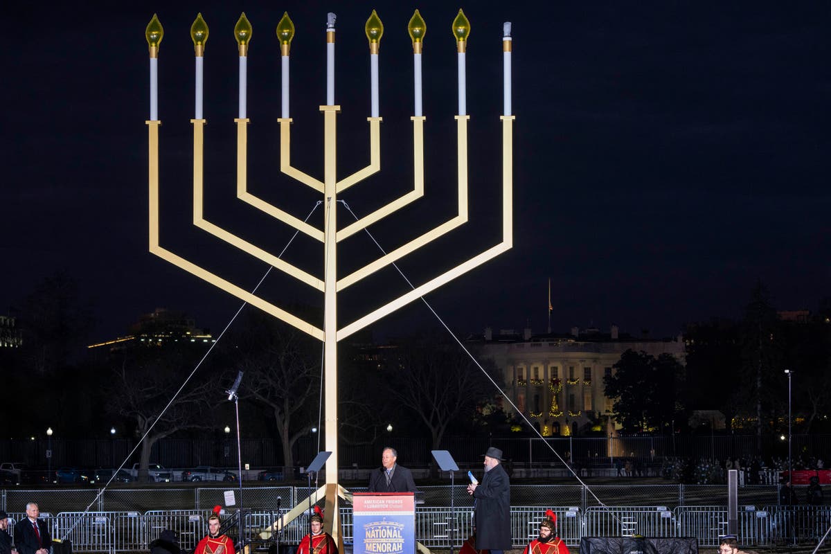 Marking start of Hanukkah, Emhoff condemns antisemitism, says Biden and ...