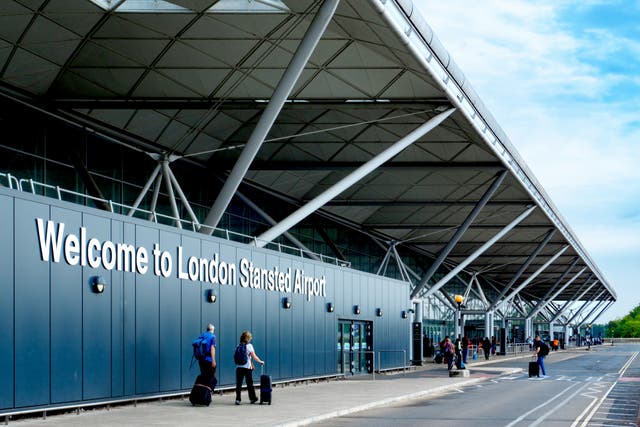 <p>Stansted is reached by train from London Liverpool Street and Tottenham Hale </p>