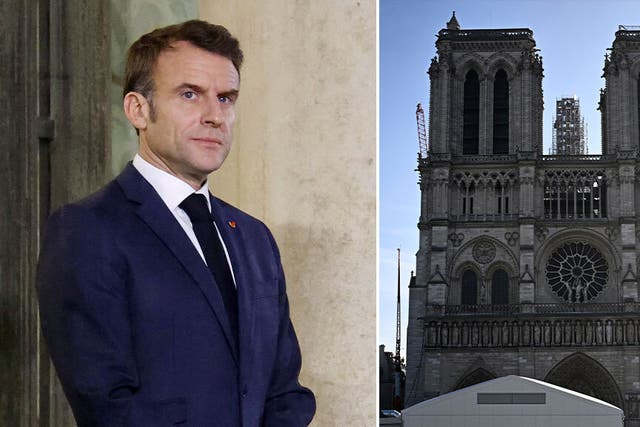 <p>Watch live: President Macron visits Notre Dame reconstruction site.</p>