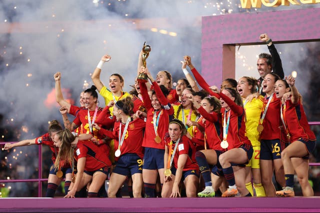 <p>Spain could defend their World Cup crown on European soil in 2027 </p>