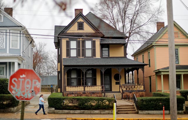 <p>This Jan. 22, 2018, file photo, shows Rev. Martin Luther King Jr.’s birth home in Atlanta</p>