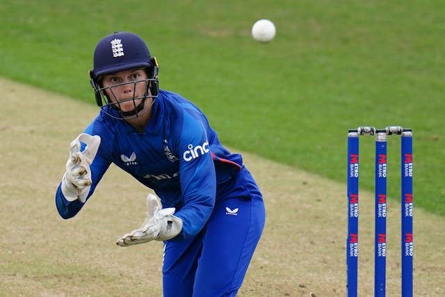 England wicketkeeper-batter Amy Jones has set her auction base price at the second highest point, around £40,000 (Nick Potts/PA)