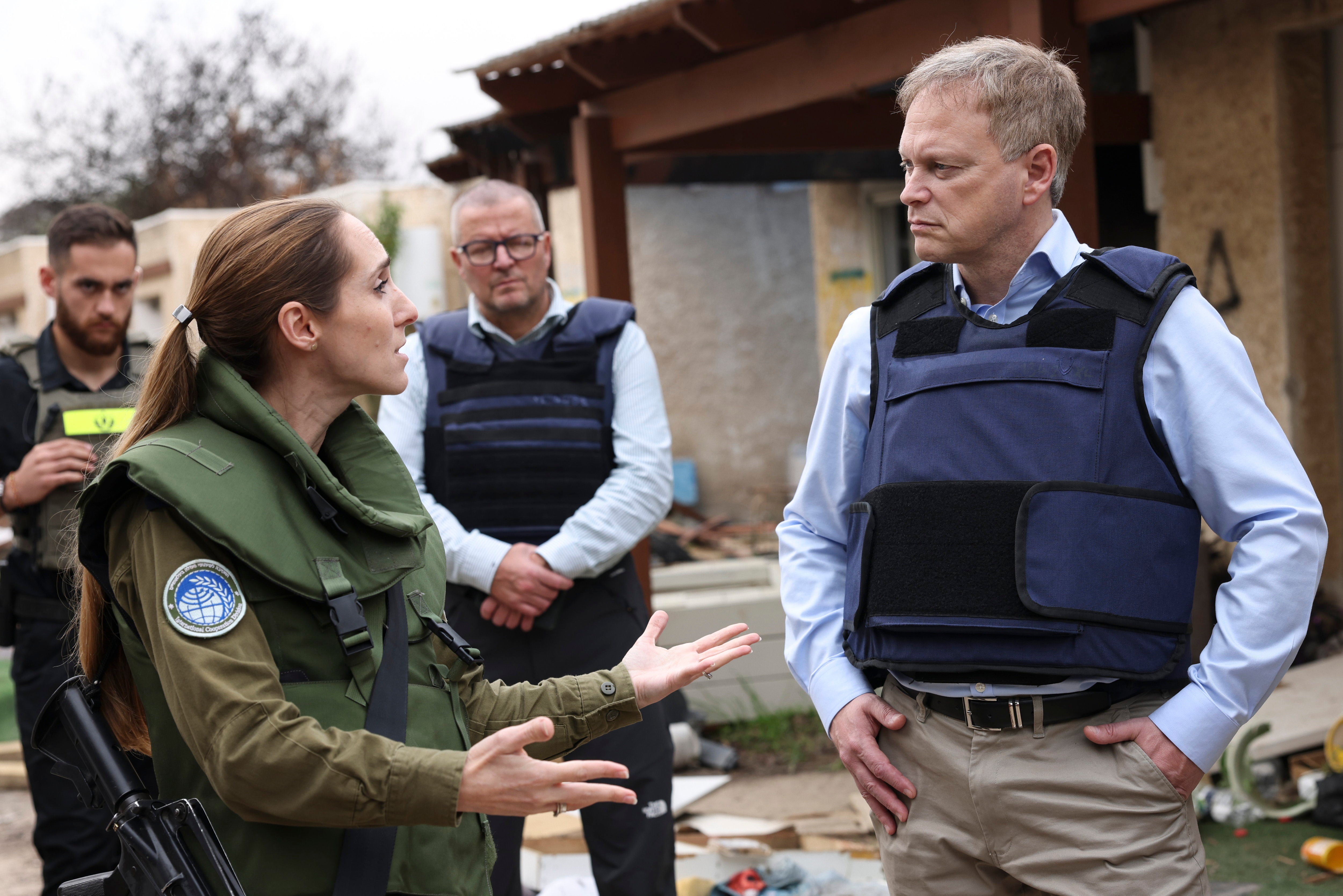 Grant Shapps visits Israel in December to offer support in the wake of the Hamas terror attack