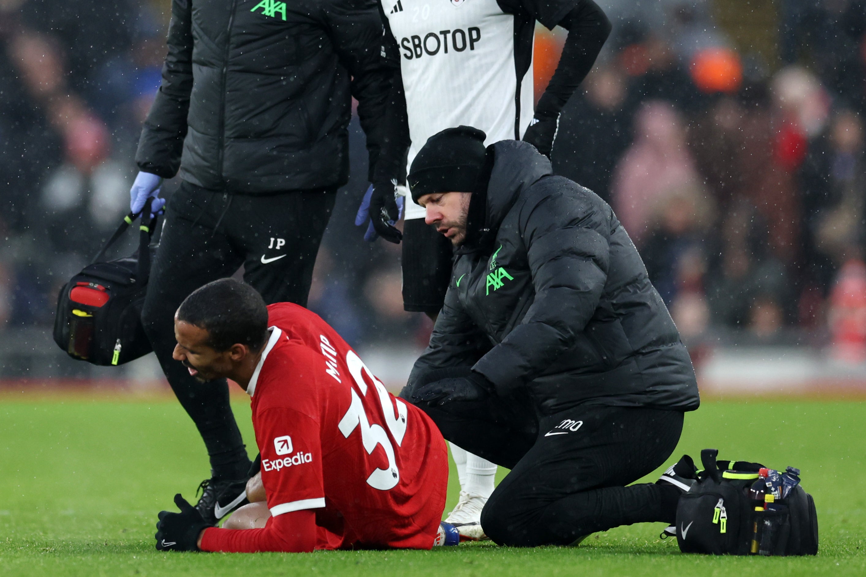 Joel Matip suffered a season-ending injury against Fulham