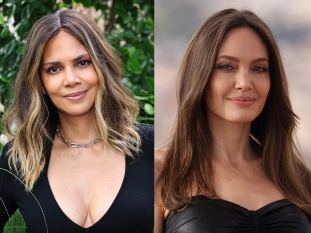 <p>Halle Berry, left, and Angelina Jolie </p>