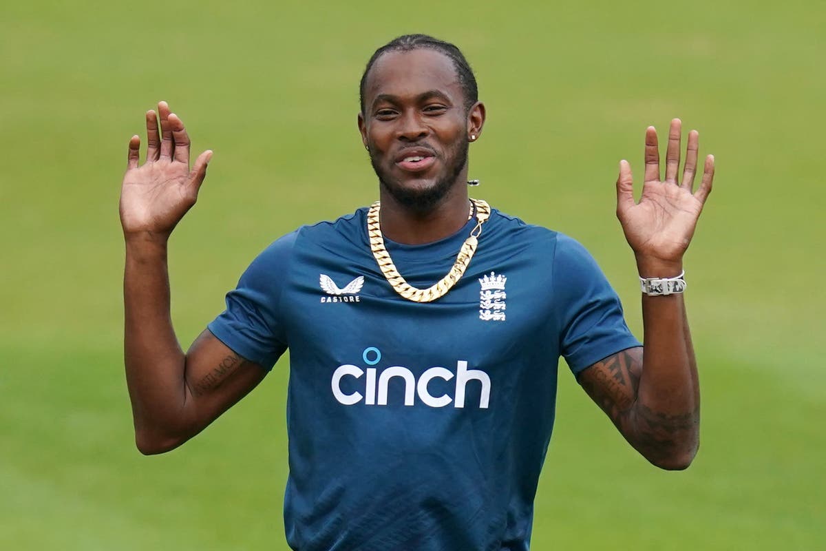 Jofra Archer is special guest at England training ahead of West Indies series decider