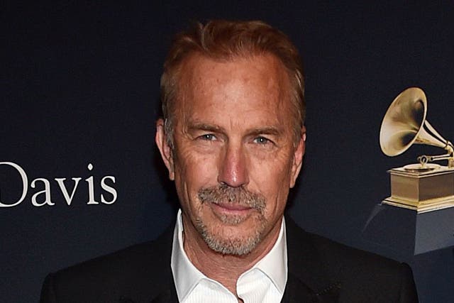 <p> Kevin Costner at a pre-Grammys party in February </p>
