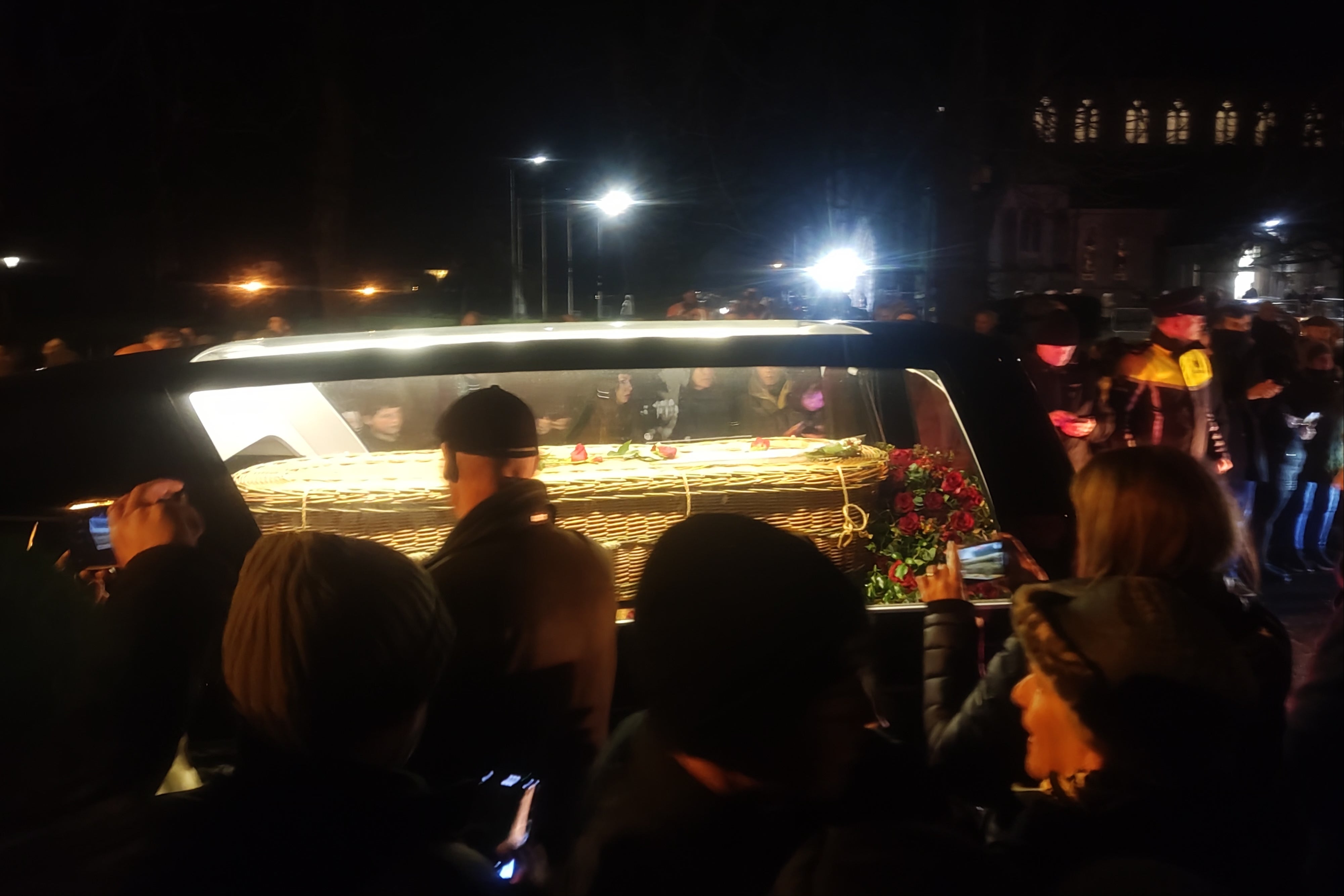 Shane MacGowan’s hearse