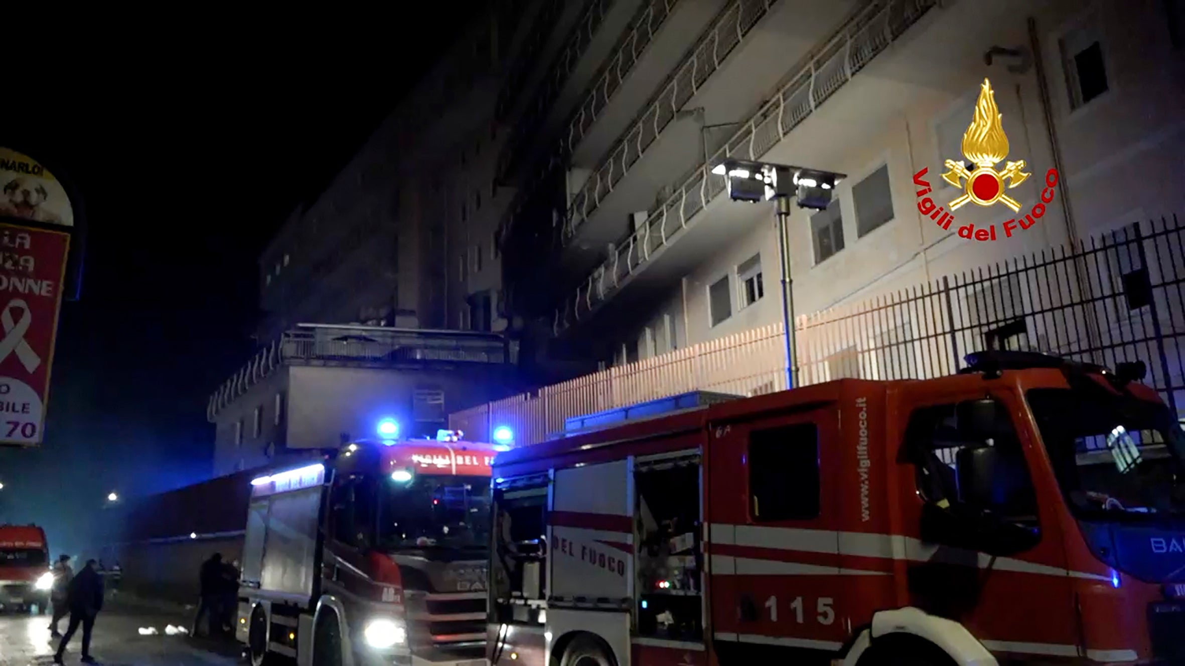 Italy Hospital Fire