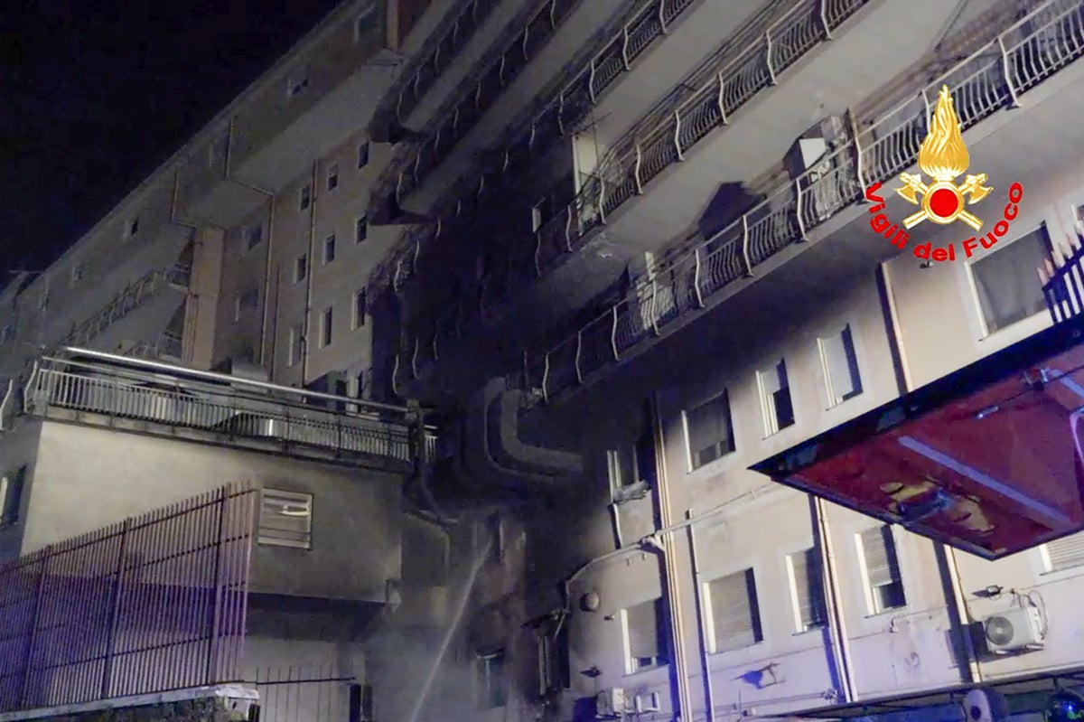 Deadly fire rips through Rome hospital as three killed and patients evacuated