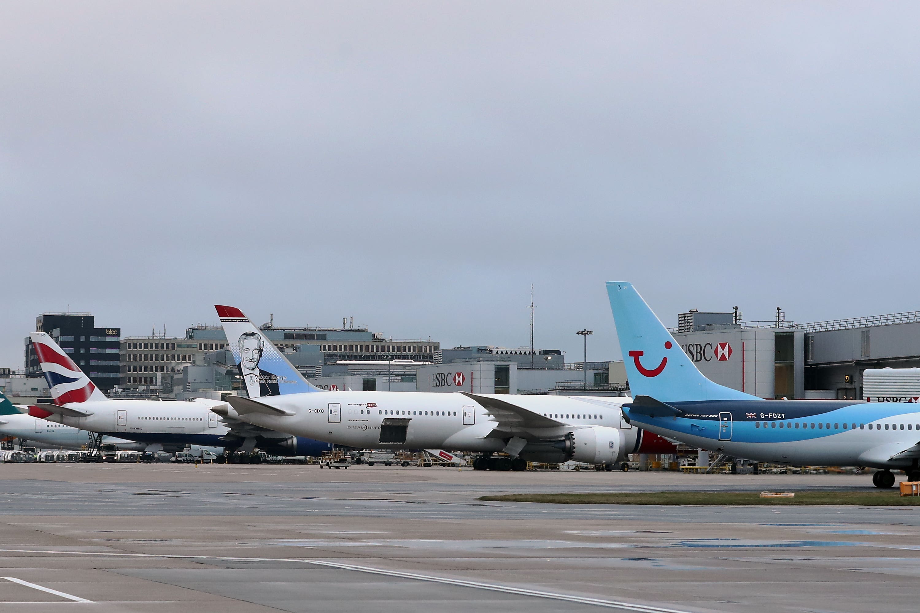 Gatwick said the air traffic control outage had since been fixed (PA)