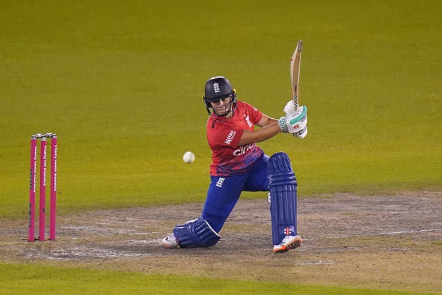 Alice Capsey top-scored as England completed a T20 series win in India (Adam Davy/PA)