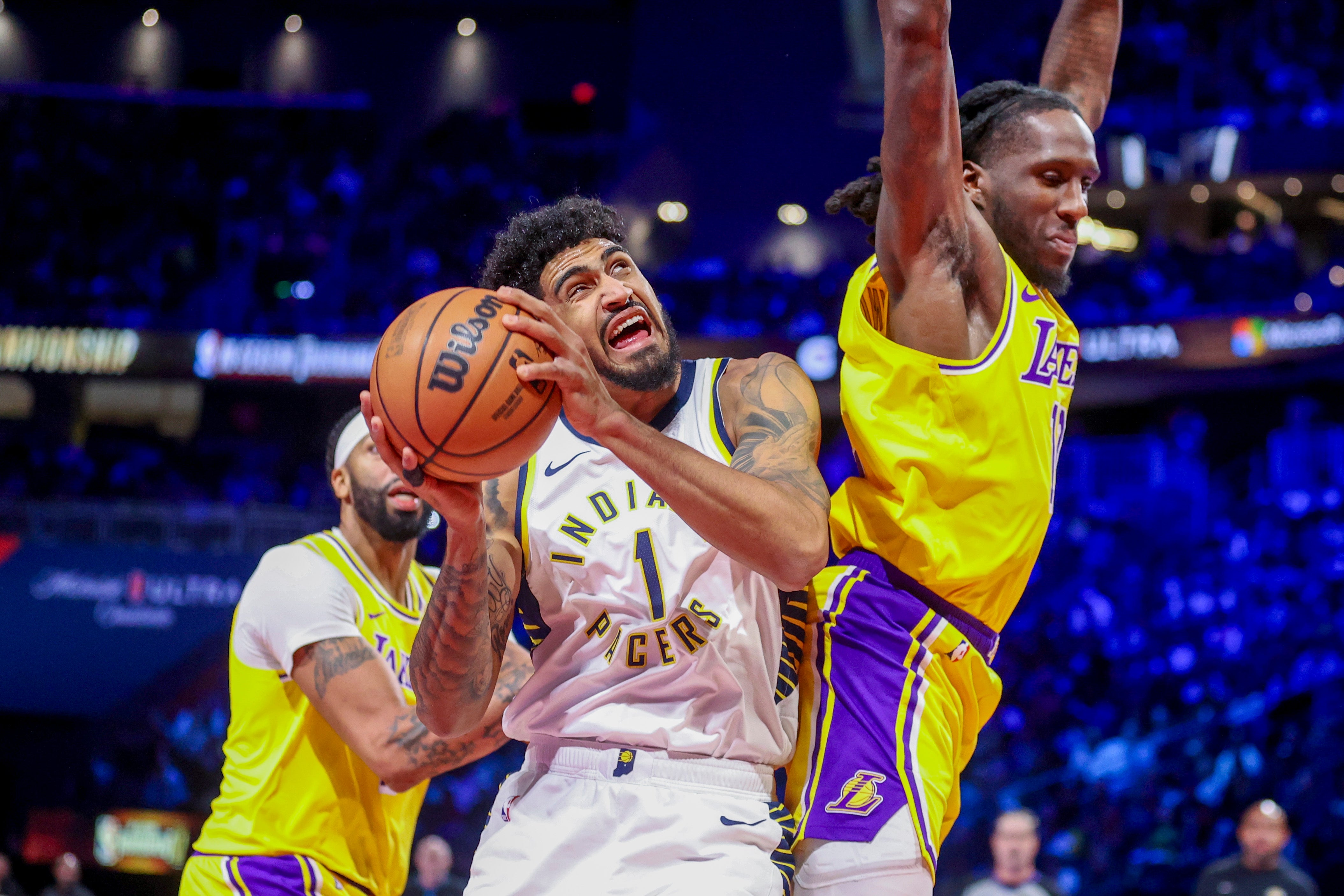 Pacers Lakers Basketball