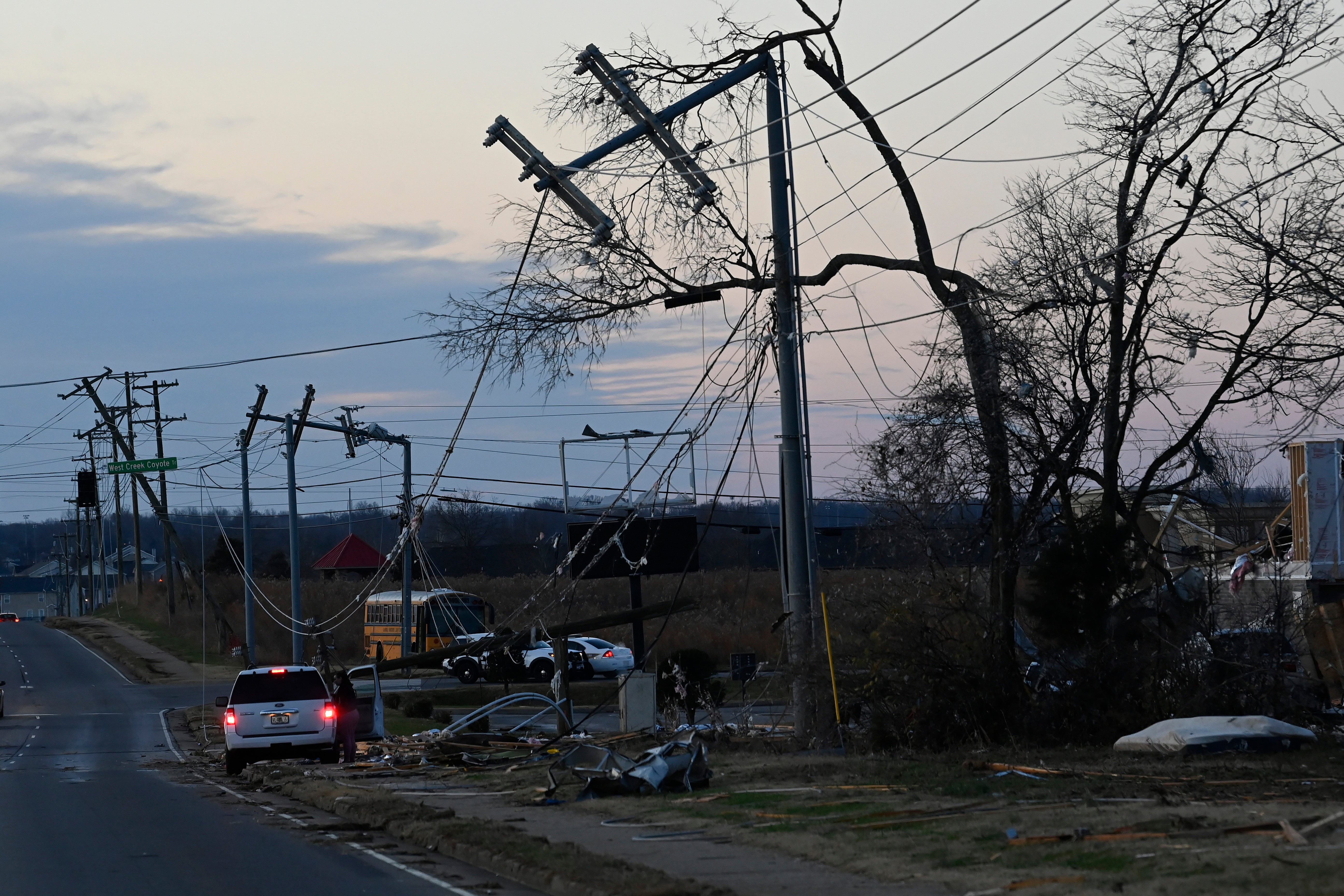 Six people are dead after tornadoes ripped through Tennessee on Saturday