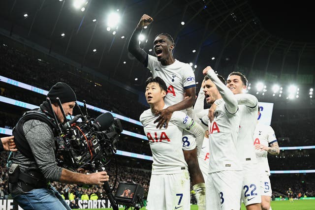 <p>Son led Spurs to a comfortable victory over Newcastle</p>