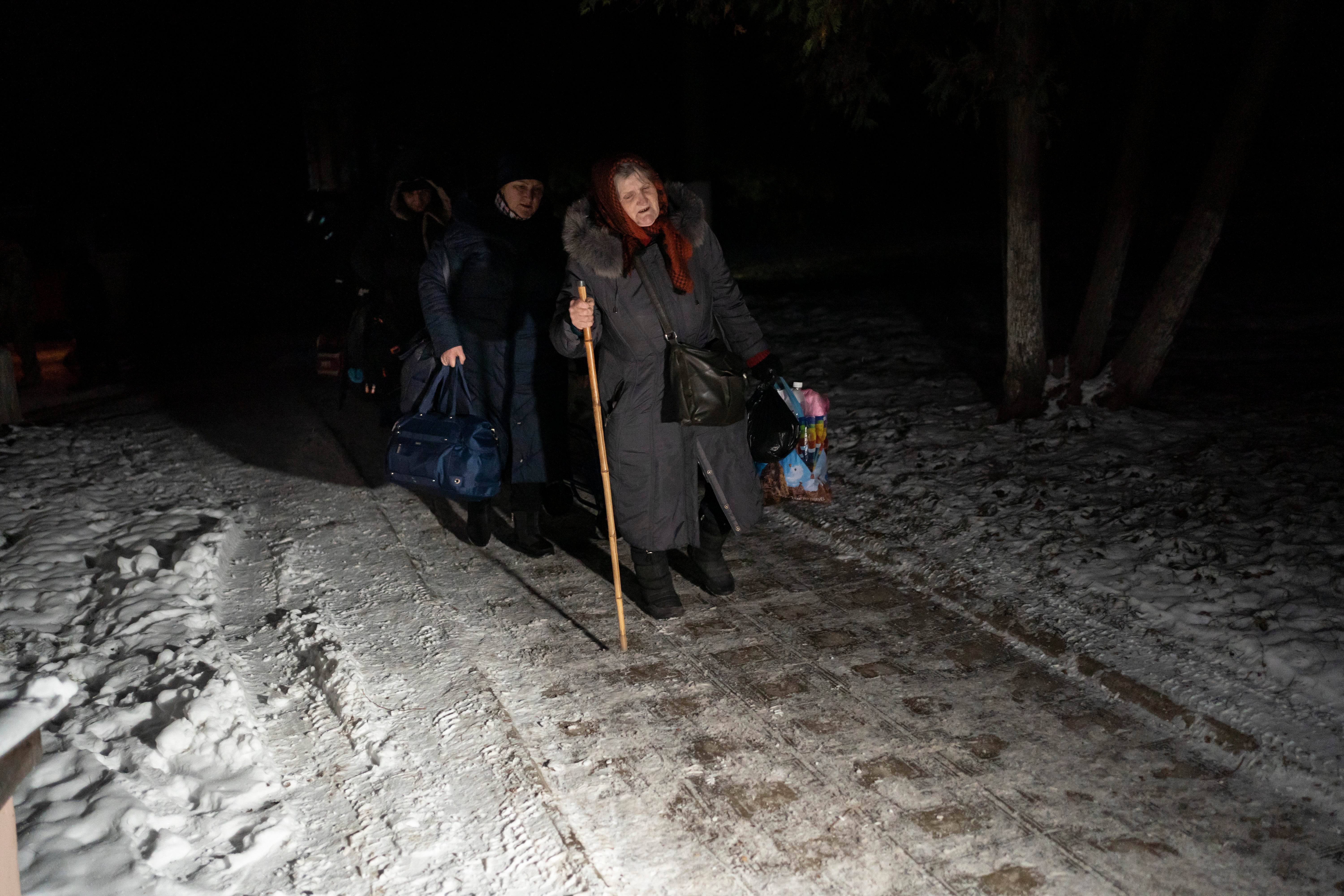 Russia Ukraine War Escaping Occupation