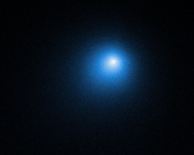 <p>NASA’s Hubble Space Telescope photographed comet 46P/Wirtanen on Dec. 13, 2018 when the comet was 12 million km (7.4 million miles) from Earth</p>