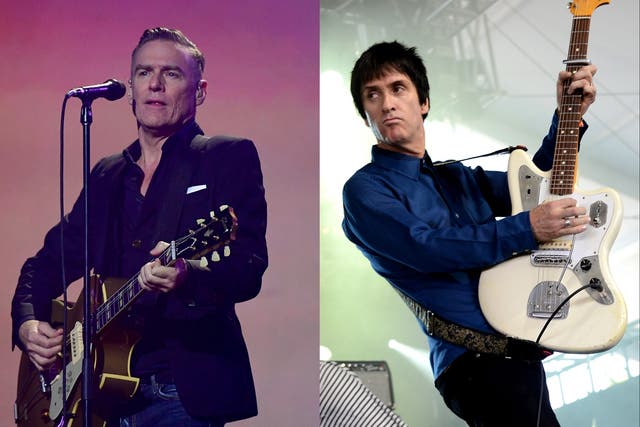 <p>Bryan Adams and Johnny Marr are playing Forest Live</p>