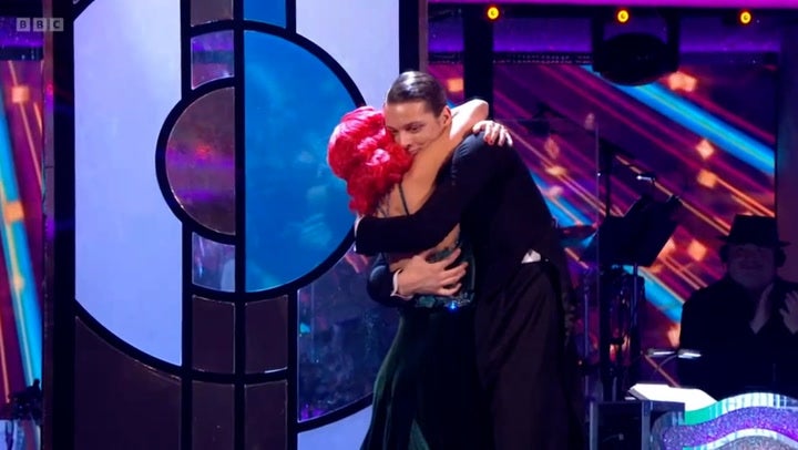 <p>Strictly’s Bobby Brazier and Dianne Buswell declare ‘I love you’ on live show.</p>