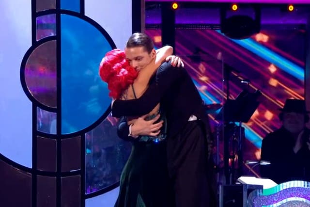 <p>Strictly’s Bobby Brazier and Dianne Buswell declare ‘I love you’ on live show.</p>