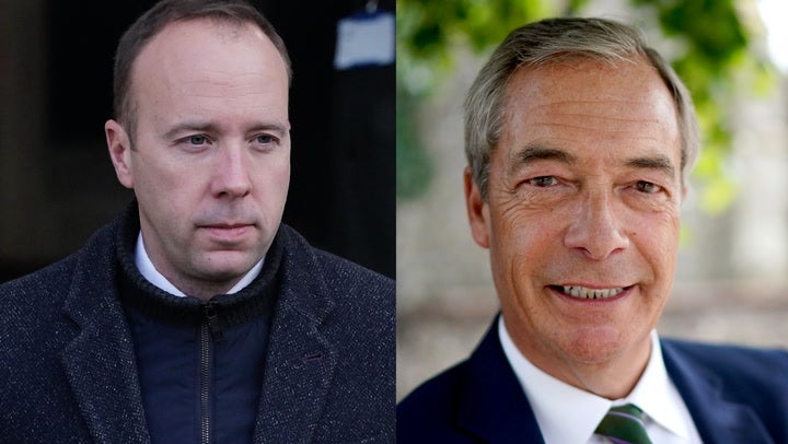 <p>Nigel Farage clashes with Ed Balls after Good Morning Britain host compares him to Matt Hancock.</p>