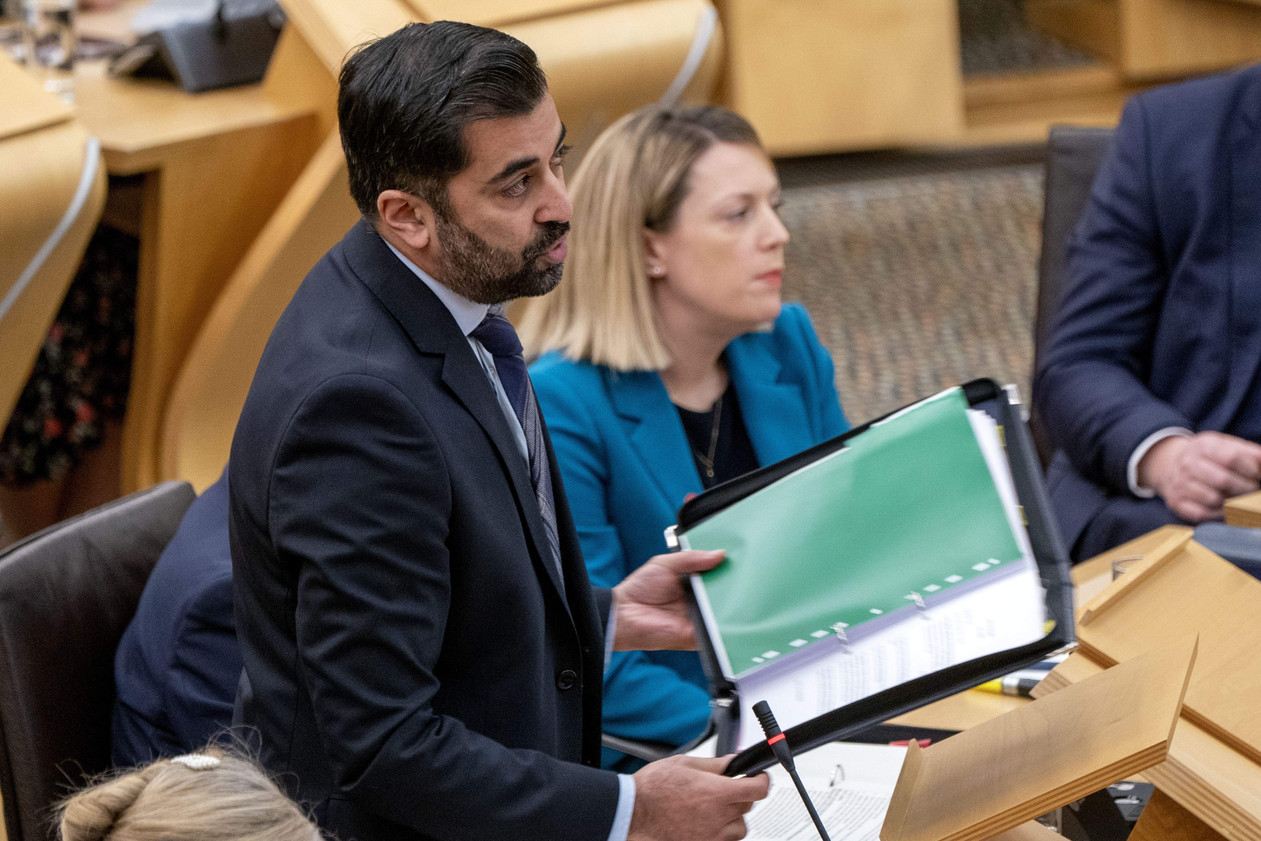 First Minister Humza Yousaf has condemned a letter from Foreign Secretary Lord Cameron which threatened to revoke UK Government support for the country’s overseas activities (Jane Barlow/PA)