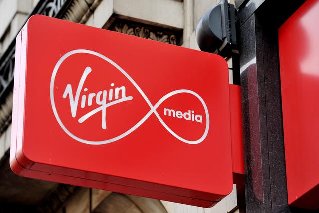 Virgin Media O2 is contacting all five million of its broadband, landline and TV customers to ensure low-income households are aware of bill support available to them (Nick Ansell/PA)