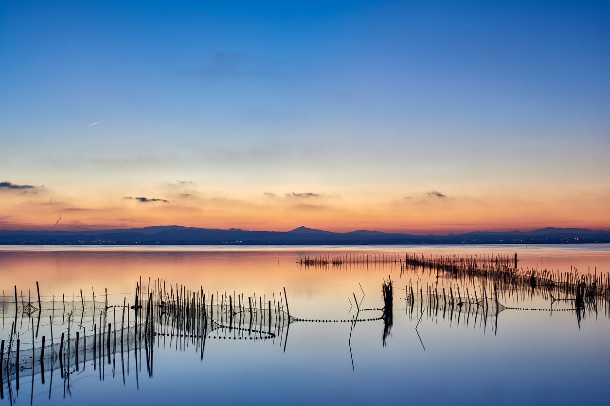 Sunsets don’t get much better than on the lagoon within Albufera Natural Park