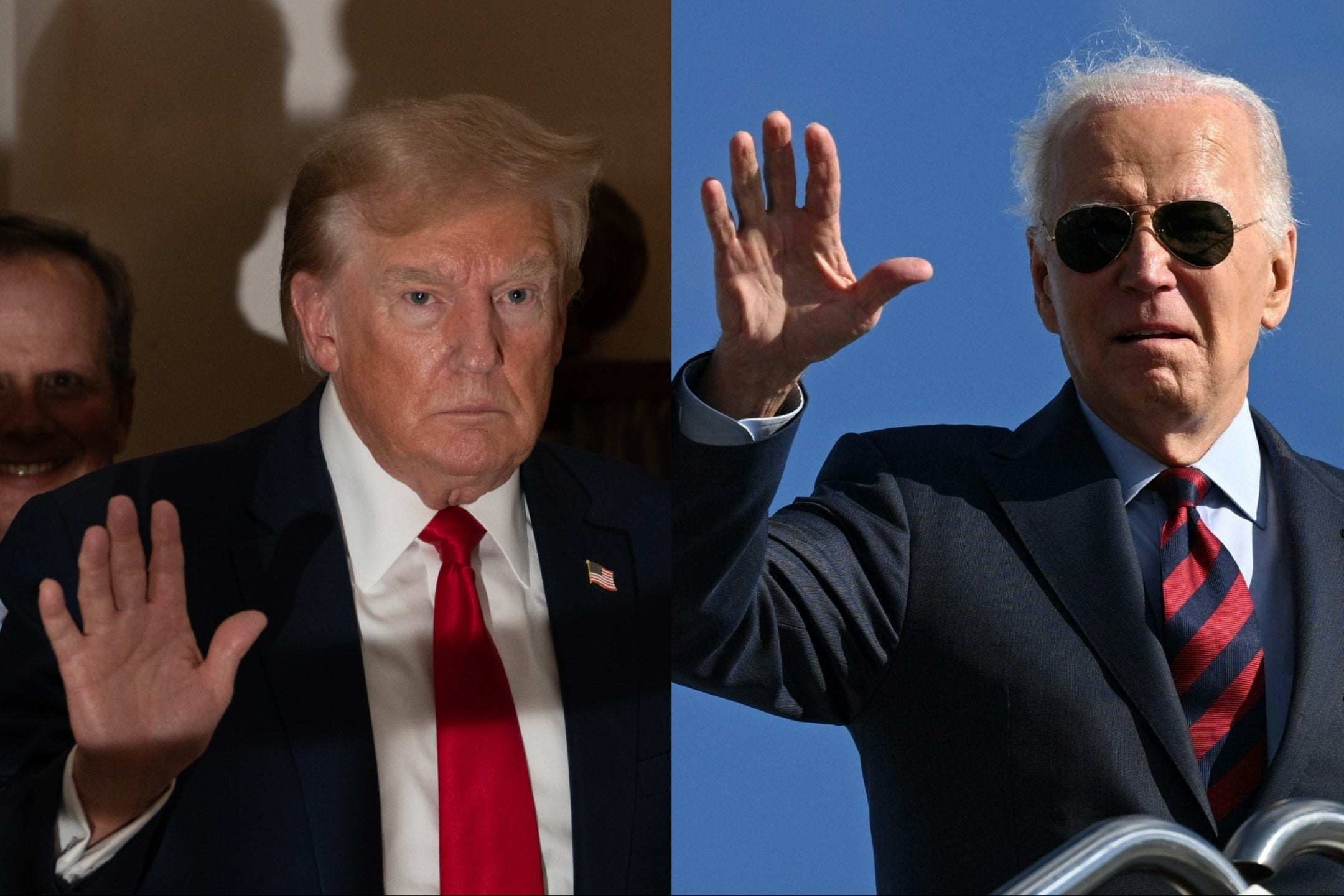 Donald Trump is leading Joe Biden in Michigan and Georgia, polling shows