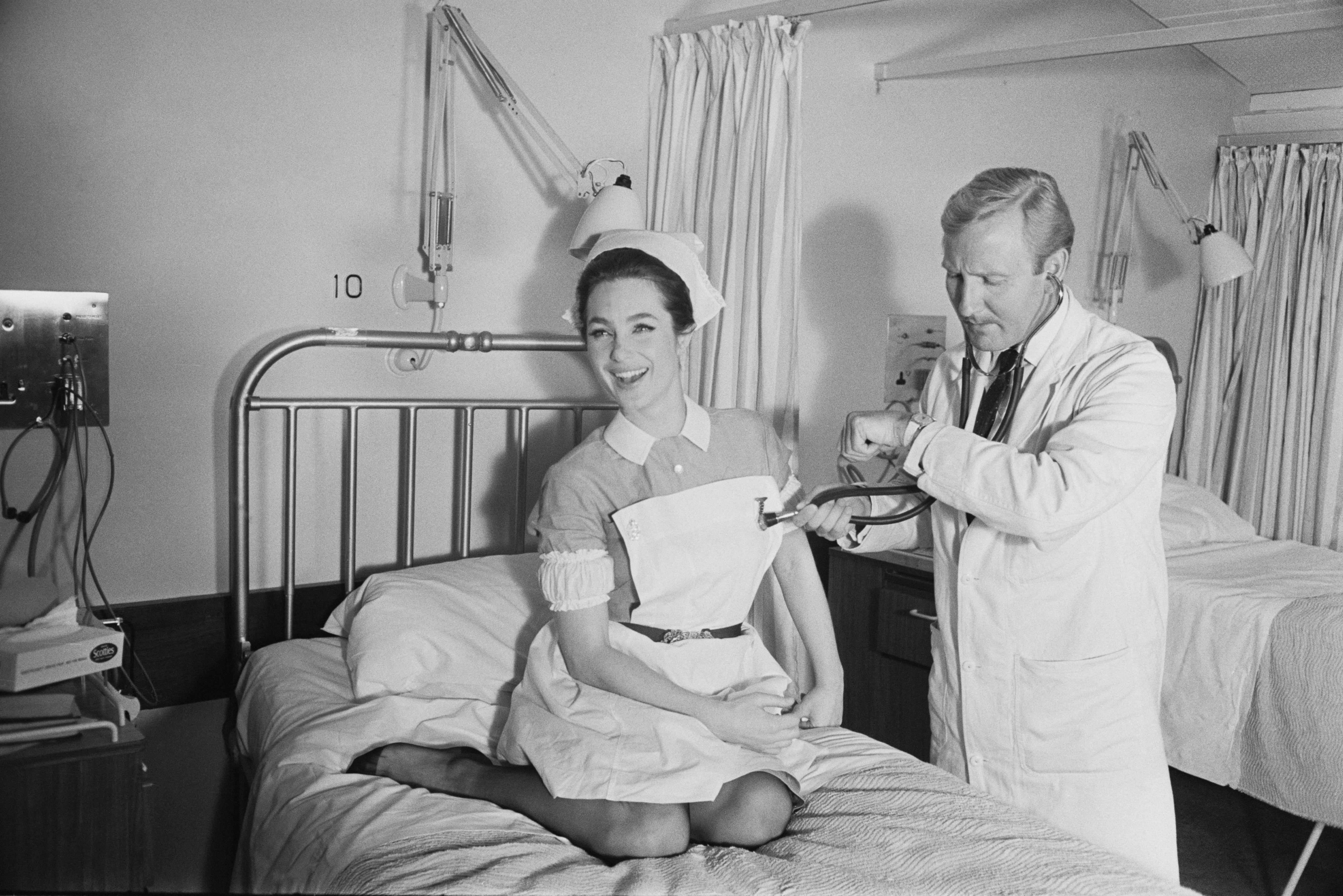 Field with Leslie Phillips in 1966’s ‘Doctor in Clover'