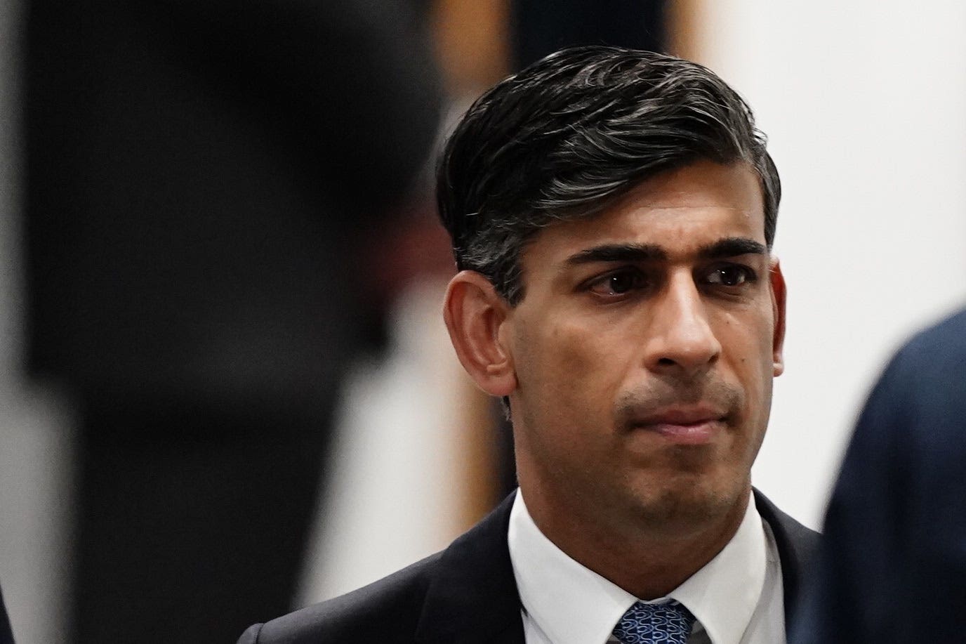 Prime Minister Rishi Sunak leaves Dorland House in London after giving evidence to the UK Covid-19 Inquiry (Jordan Pettitt/PA)