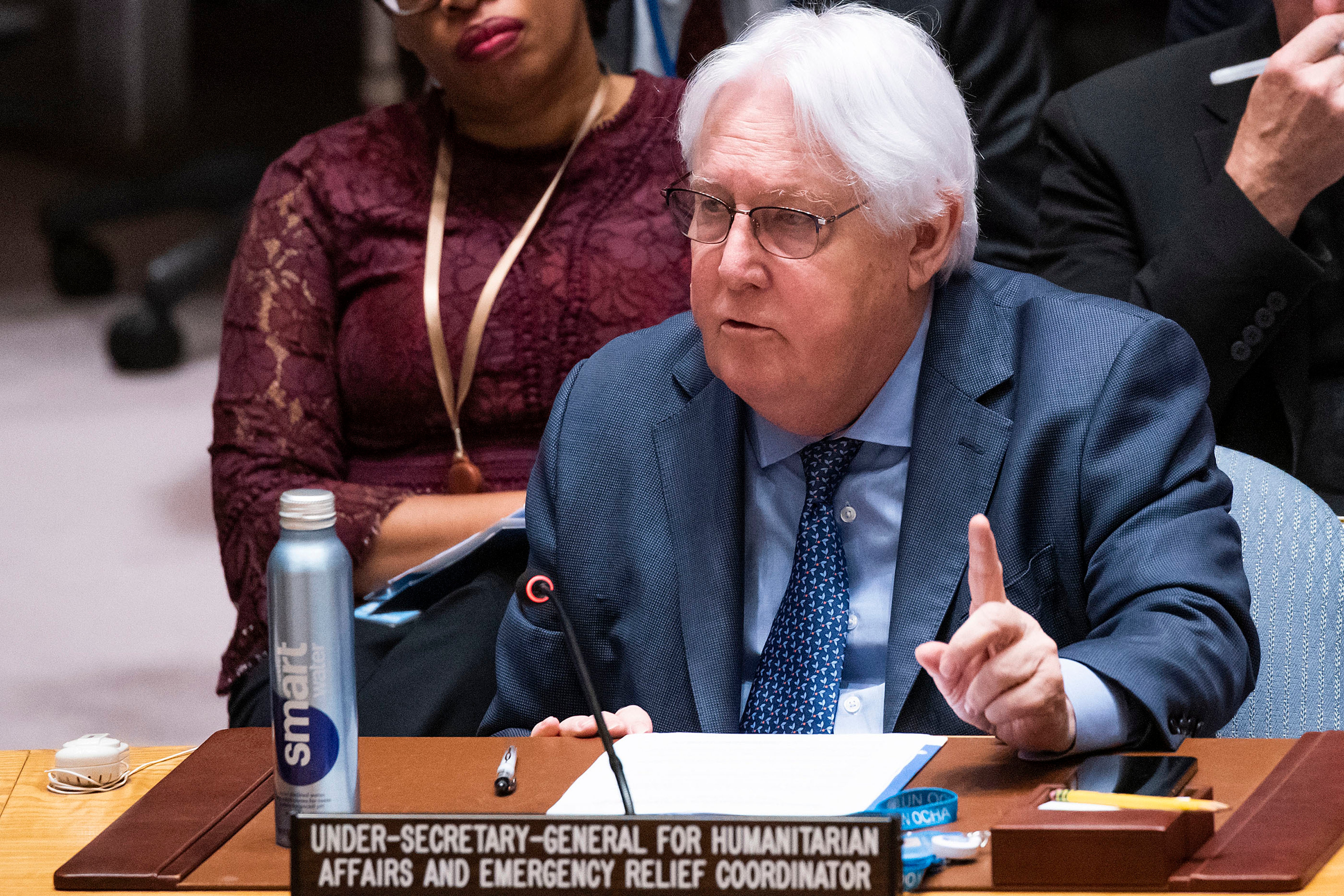 Under-Secretary-General for Humanitarian Affairs and Emergency Relief Coordinator Martin Griffiths
