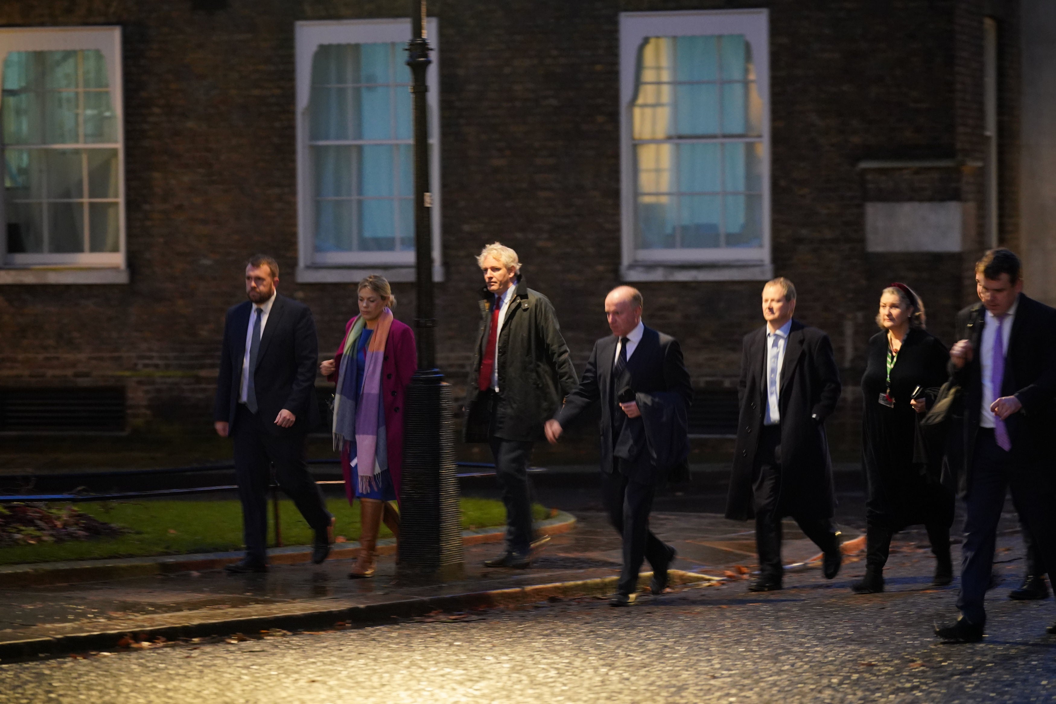 Mr Sunak met with a group of Tory MPs from the right of the party on Tuesday morning to convince them over breakfast to vote for the bill