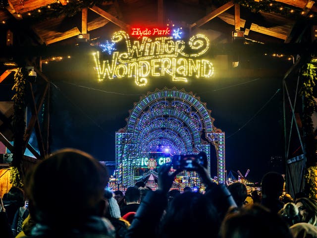 <p>Hyde Park’s Winter Wonderland – the Christmas fairground people love to hate </p>