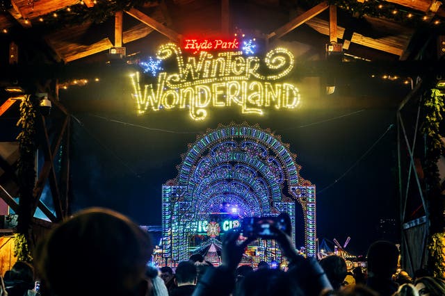 <p>Hyde Park’s Winter Wonderland – the Christmas fairground people love to hate </p>