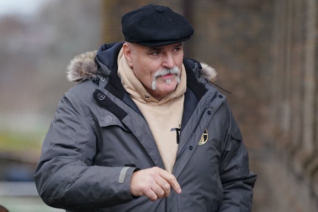<p>John Fury, the father of boxer Tyson Fury, arrives at Chester magistrates' court</p>