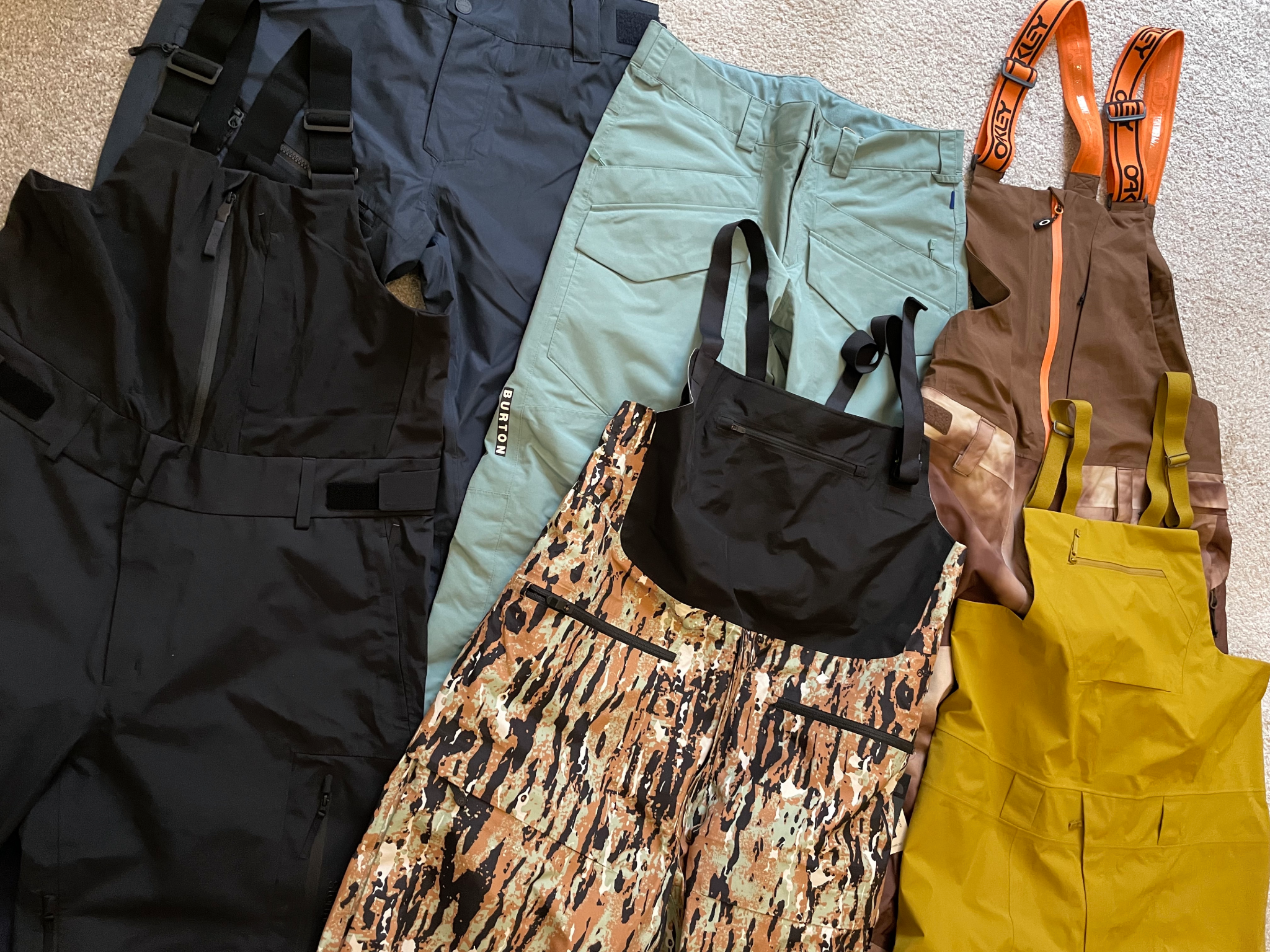 A selection of the best men’s ski pants we put to the test