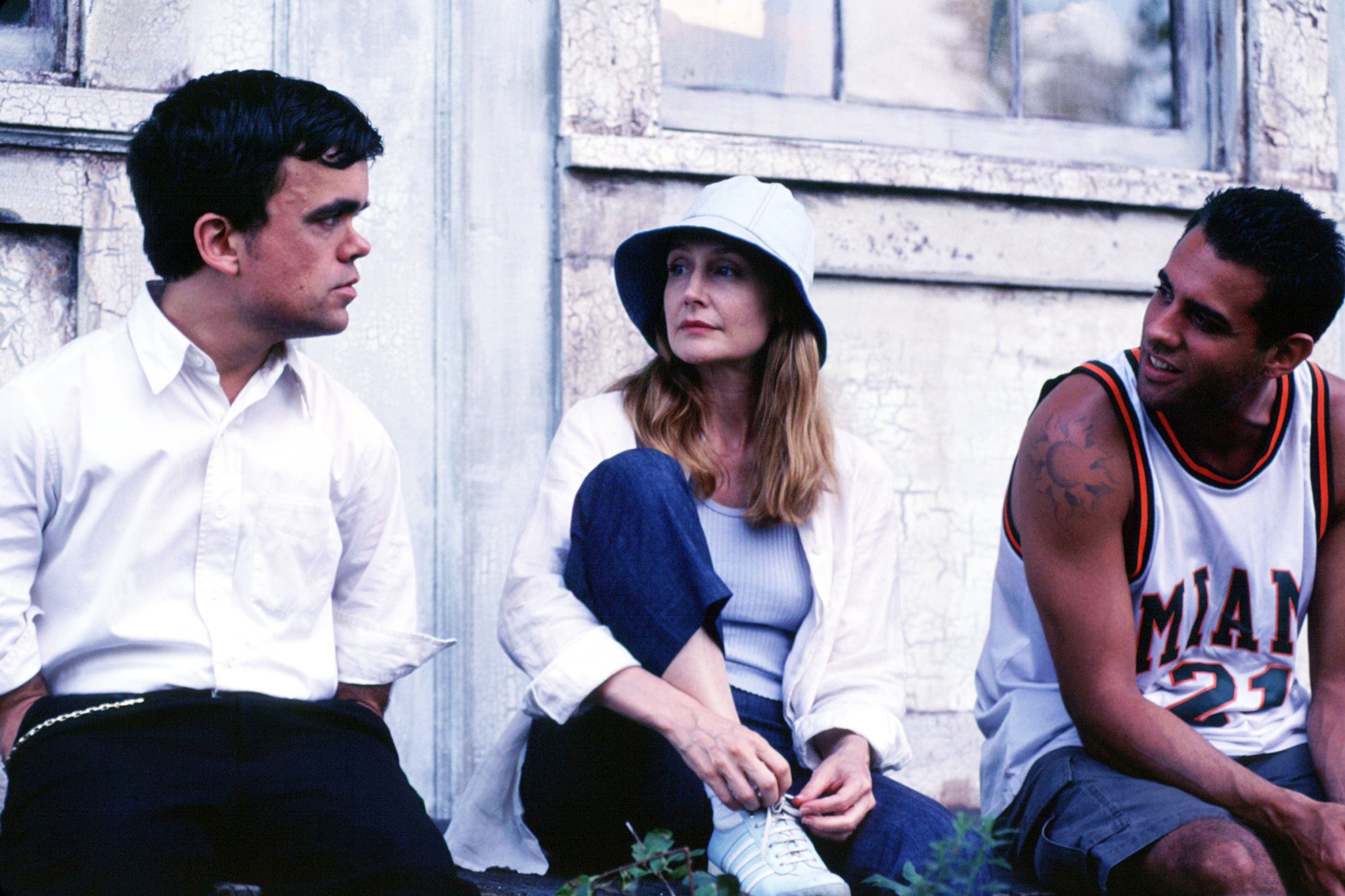 Unlikely friends: Peter Dinklage, Clarkson and Bobby Cannavale in the acclaimed 2003 indie ‘The Station Agent’