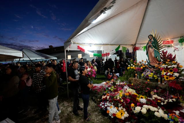 EEUU MIGRANTES VIRGEN DE GUADALUPE