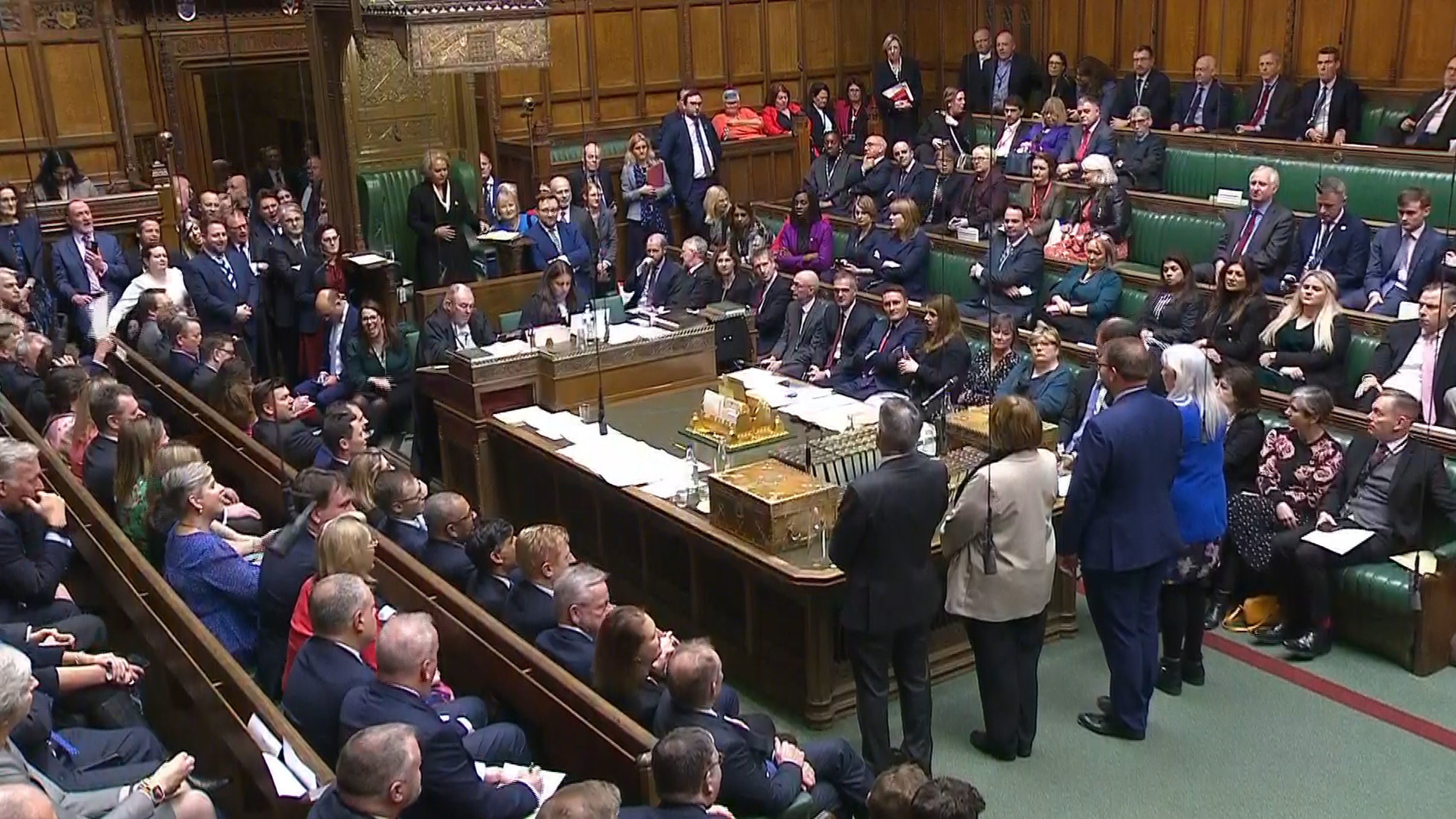 Many Tory MPs abstained from the Rwanda bill vote