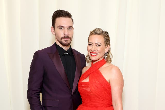 <p>Matthew Koma and Hilary Duff attend the Elton John AIDS Foundation’s 31st Annual Academy Awards Viewing Party on 12 March 2023 in West Hollywood, California. </p>