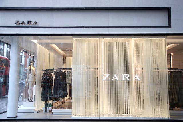 Zara owner Inditex has revealed a 14% rise in sales over the past six weeks (Yui Mok/PA)