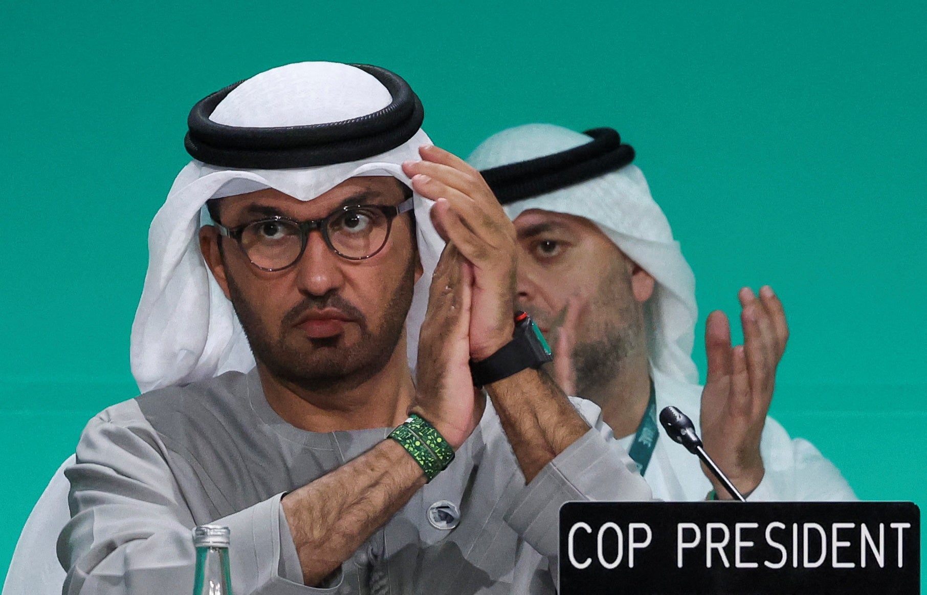 Ahmed al-Jaber after the deal was announced