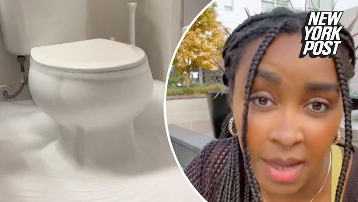Toilet fills woman’s apartment with mystery foam