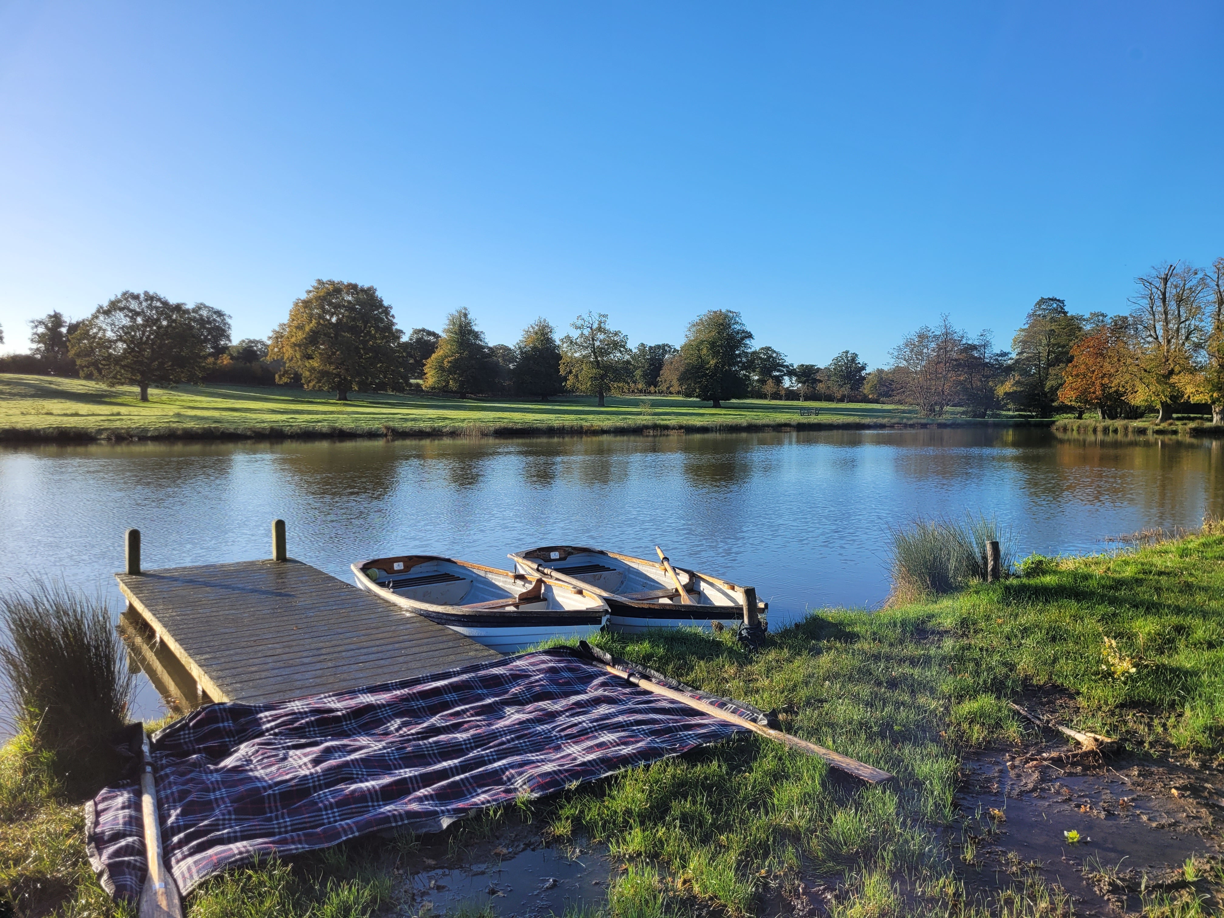 Guests are invited to go for a morning lake dip